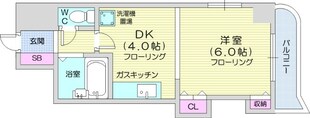 西１１丁目駅 徒歩10分 4階の物件間取画像